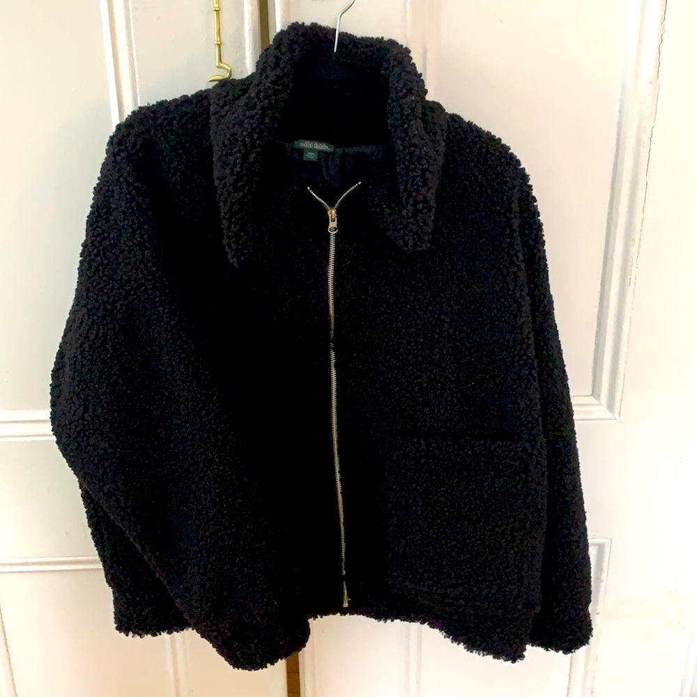 Black Jacket Wild Fable Perfect Condition XS/S Oversized